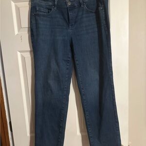 Lane Bryant Blue Straight Leg Jeans worn once. 14p.
